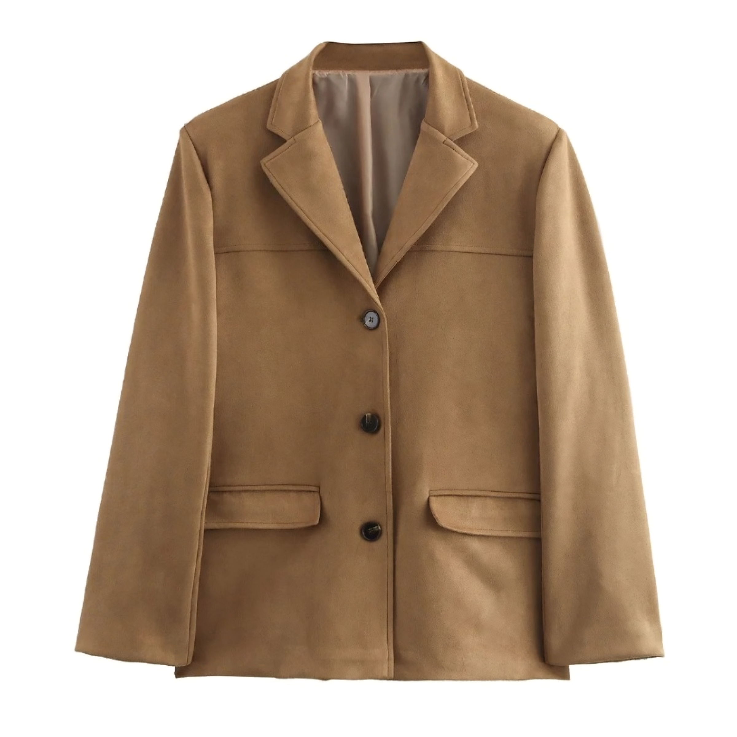 Women's Brown Suede Jacket | Classic, Soft & Stylish Outerwear