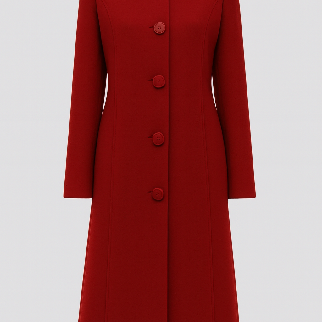 Women's Knee-length Winter Trench Coat