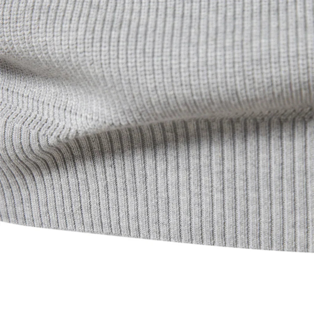 Close-up of gray ribbed fabric texture
