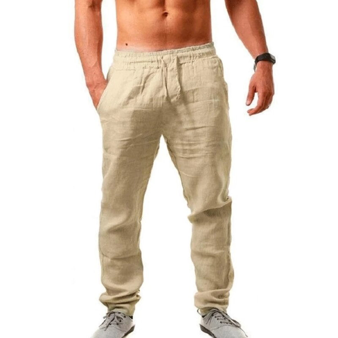 Men's Linen Trousers for Spring/Summer Comfort 1
