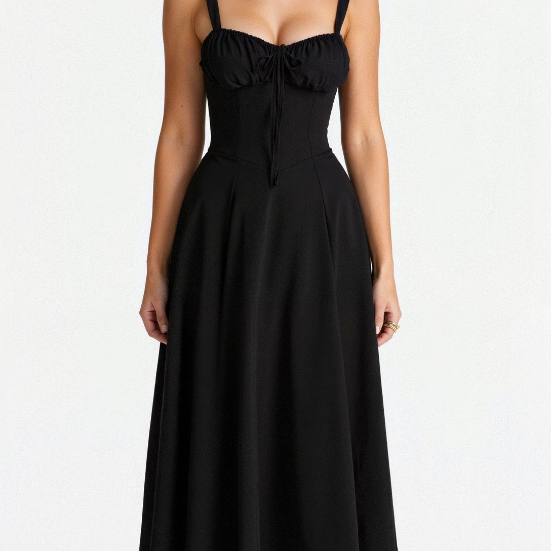 Women's Corset Midi Dress – Feminine Silhouette & Effortless Charm