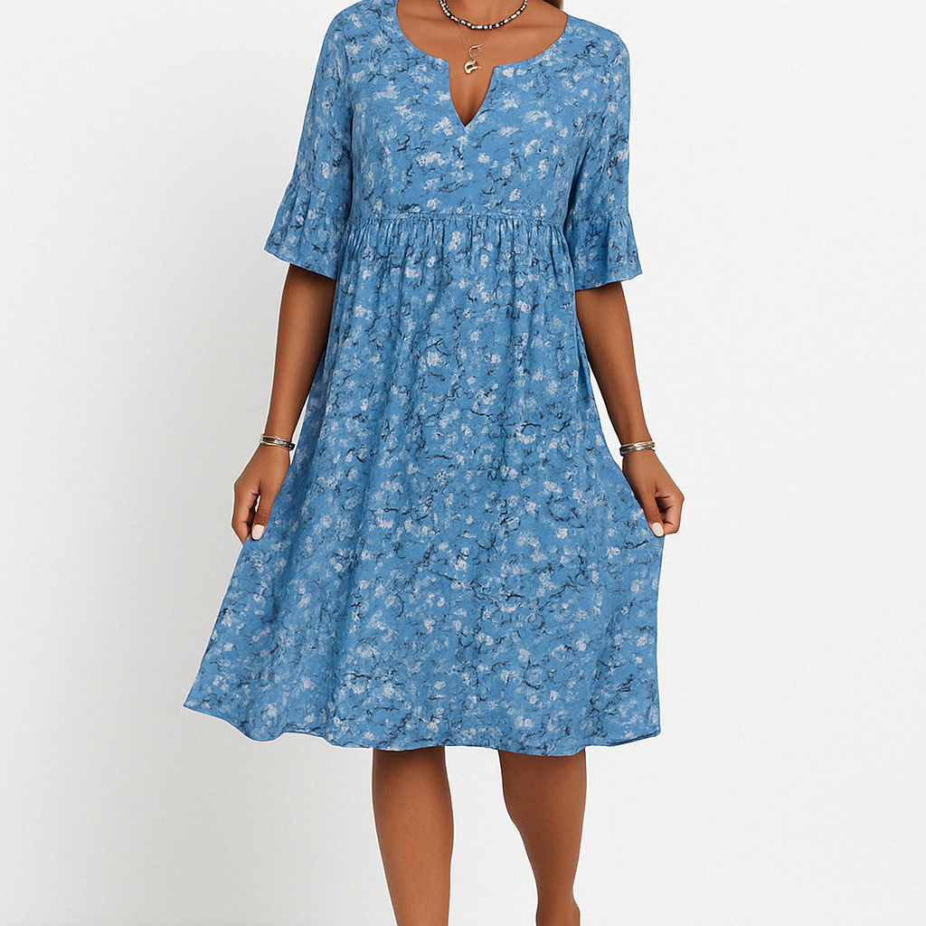 Women’s Floral Dress - Light & Relaxed Fit for Daytime & Evening Wear