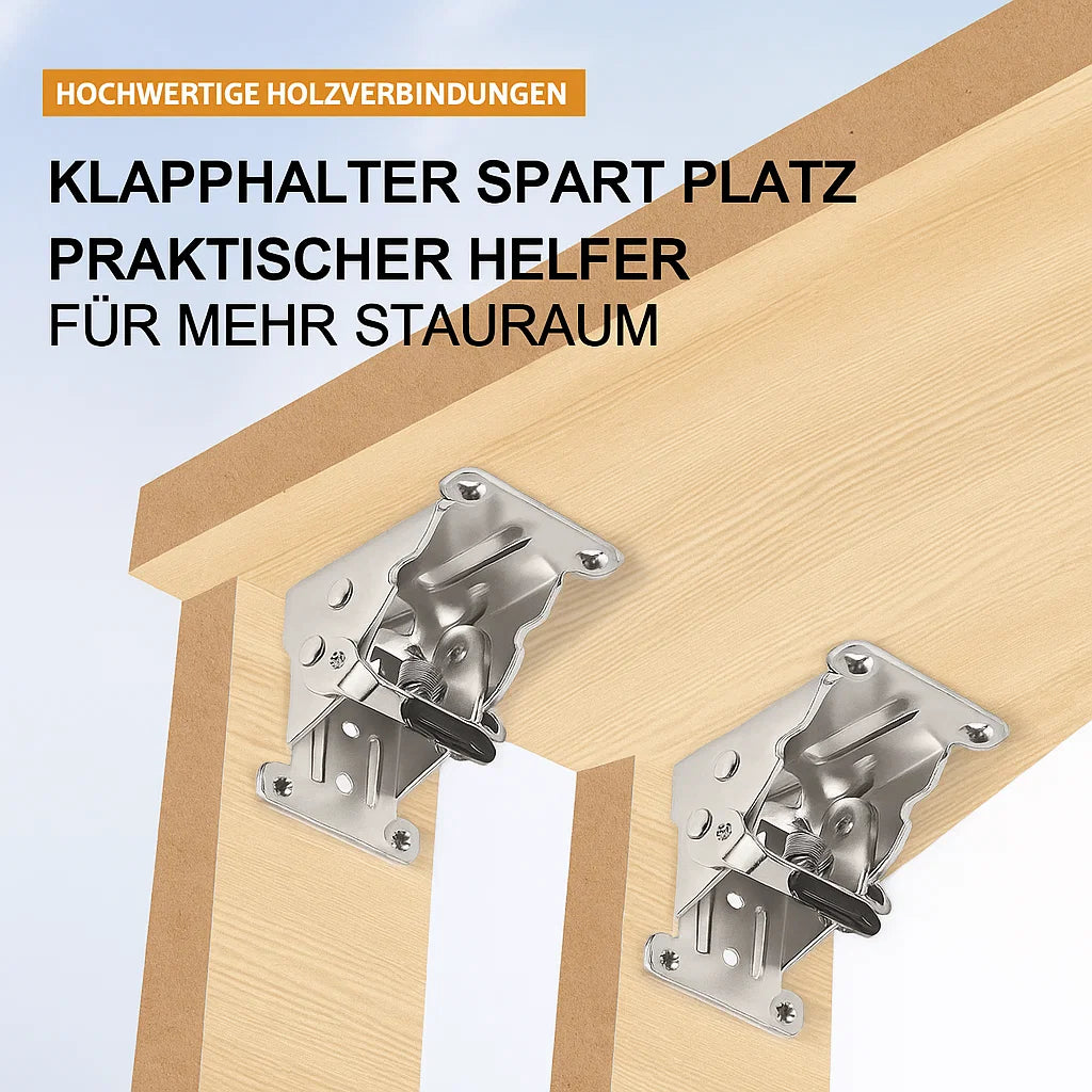 Klappbare Tischbeine - Verwandeln Sie jeden Tisch in ein platzsparendes Wunder (90° Auto-Lock) -   Mivoza Deutschland