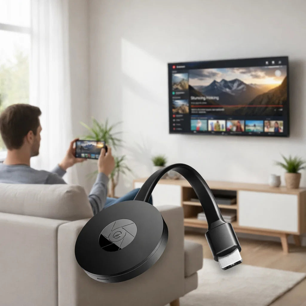 Kabelloser 1080p-Mirror-Adapter – Inhalte sofort auf dem großen Bildschirm -   Mivoza Deutschland