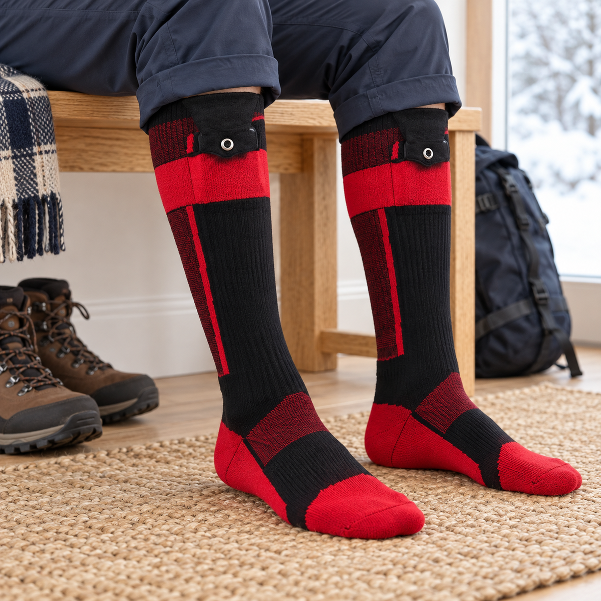 App-Controlled Heated Socks – 4 Heat Settings