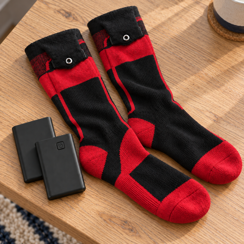 App-Controlled Heated Socks – 4 Heat Settings