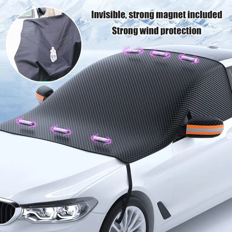 Copertura magnetica per neve per auto