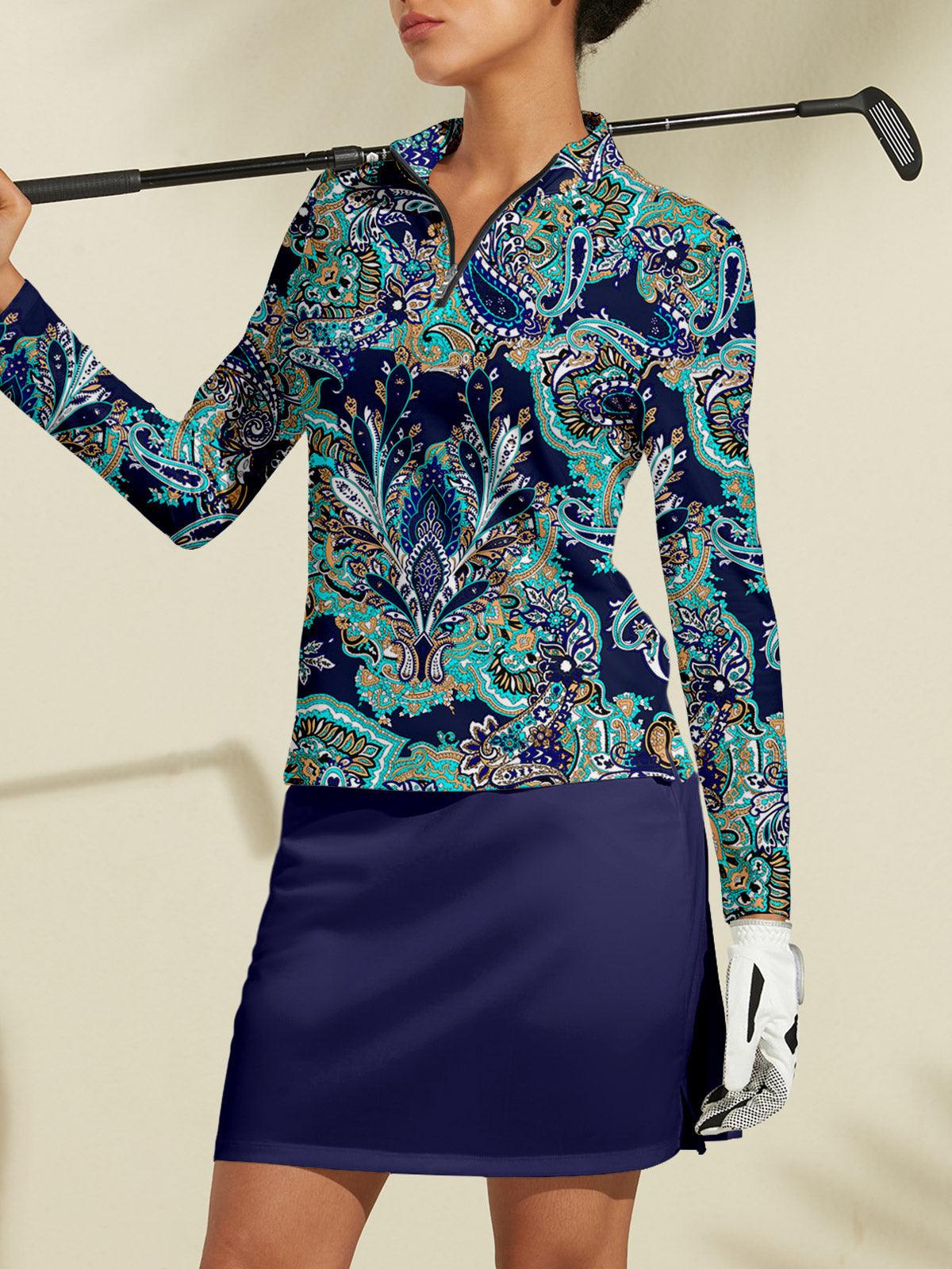 Women’s Lightweight UPF50 Golf Quarter-Zip Pullover