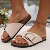 Women’s Cork Sandals – Stylish Summer Slip-Ons