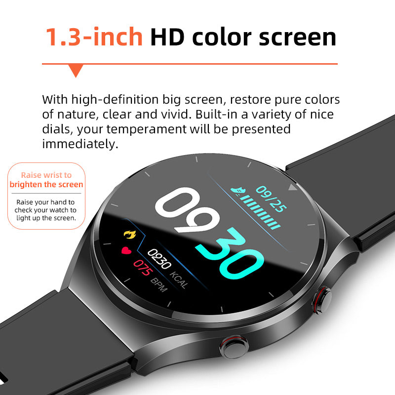 Health Smart Watch with Blood Sugar, Blood Pressure, ECG, HRV, and Heart Rate Monitoring