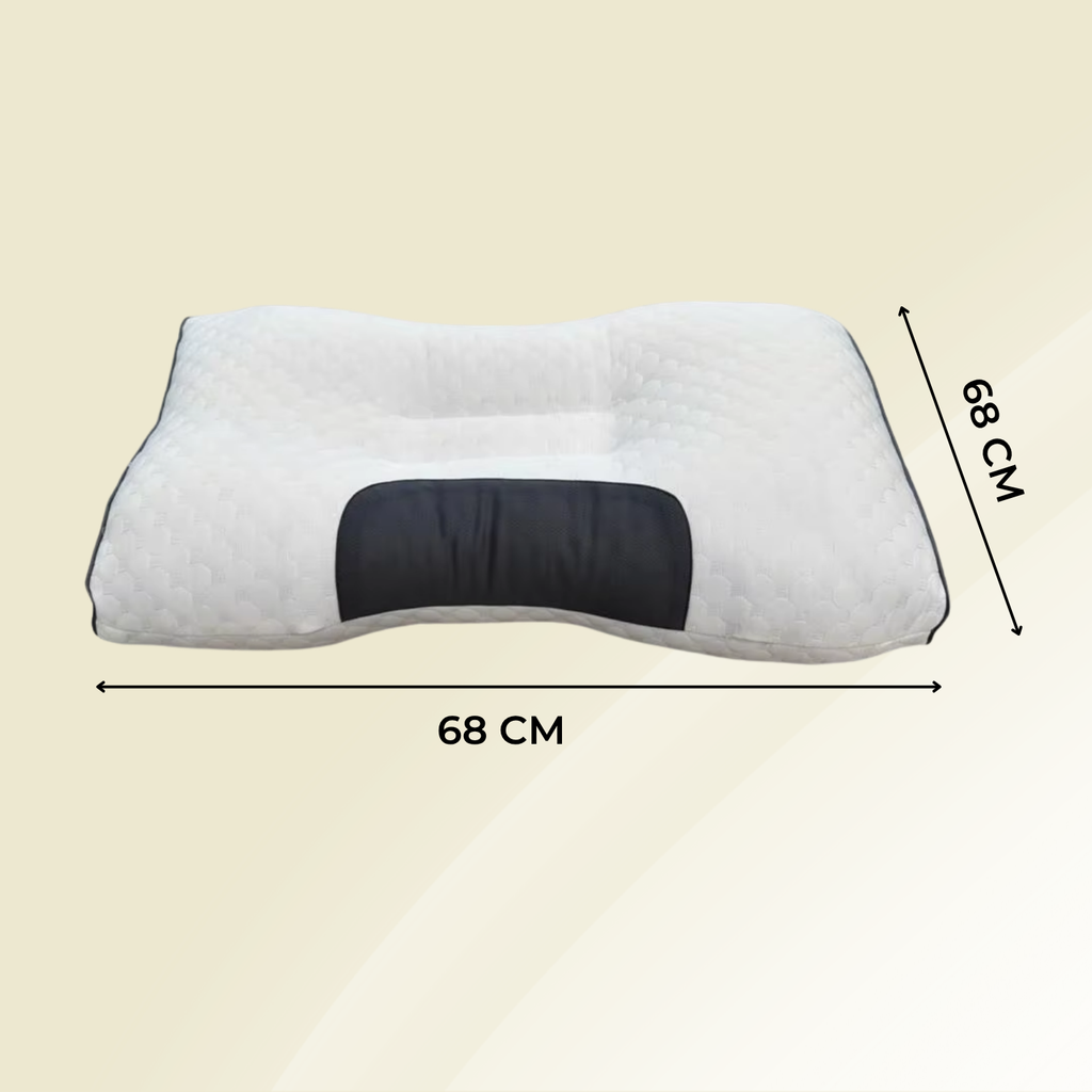 Ortopedický polštář na krk | Ergonomický tvar | Paměťová pěna | Prodyšný