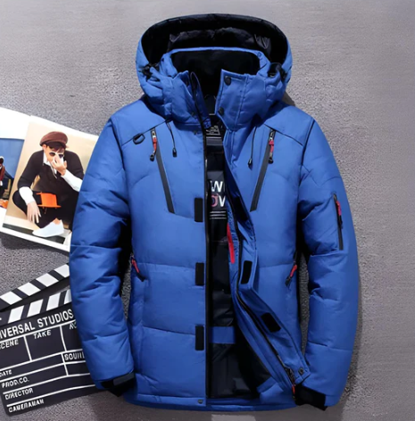 Men's Down Puffer Jacket - Lightweight Autumn, Winter Jacket
