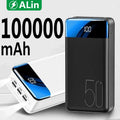 Powerbanka 50 000 mAh | Ultra rychlé nabíjení | Pro notebook, tablet a smartphone | Kompaktní a extrémně výkonná