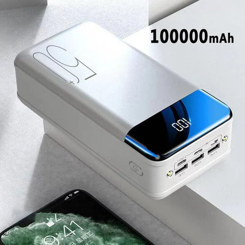 Powerbanka s ultra vysokou kapacitou 50 000 mAh – super rychlé nabíjení pro telefony, tablety a notebooky