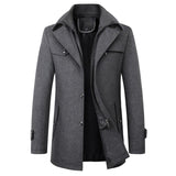 Men’s Wool Blend Winter Coat – Business & Smart Style