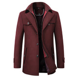 Men’s Wool Blend Winter Coat – Business & Smart Style