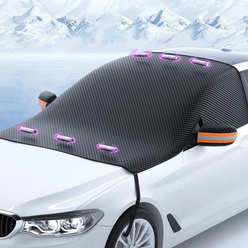 Copertura magnetica per neve per auto