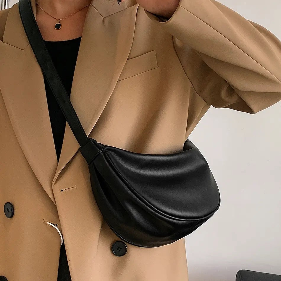 Damska torebka półksiężyc i torba na ramię typu crossbody