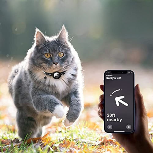 Cat GPS Collar  Reflective Safety Design with Quick Release - Detailed view