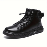 Men's High-Top Leather Trainers | Urban & Versatile