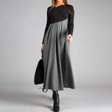 Women’s. A-Line Dress – Pleated Skirt, Cotton Blend