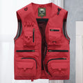 Gilet Estivo Leggero da Uomo con Tasche Multiple - Giacca Senza Maniche Traspirante per Escursionismo, Pesca, Campeggio e Viaggi