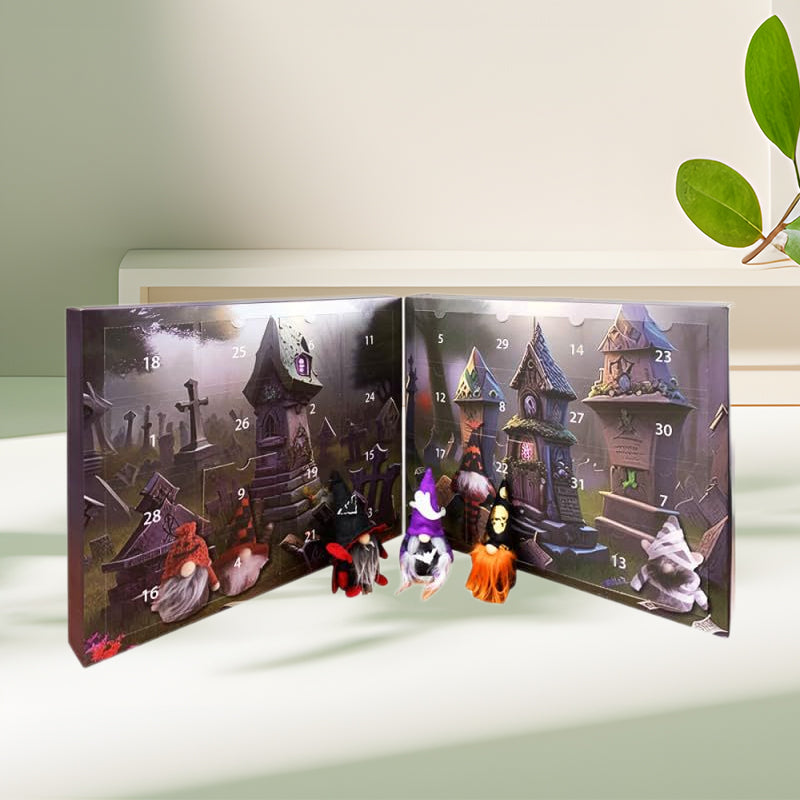 2026 Advent Calendar Gnome - 24 Day Holiday Countdown with Handcrafted Plush Gnomes and Daily Festive Surprises