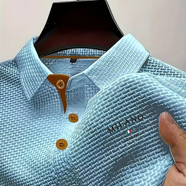 Textured Polo Shirt for Men