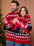 Matching Christmas Sweaters for Couples and Families – Nordic Knit Pullover