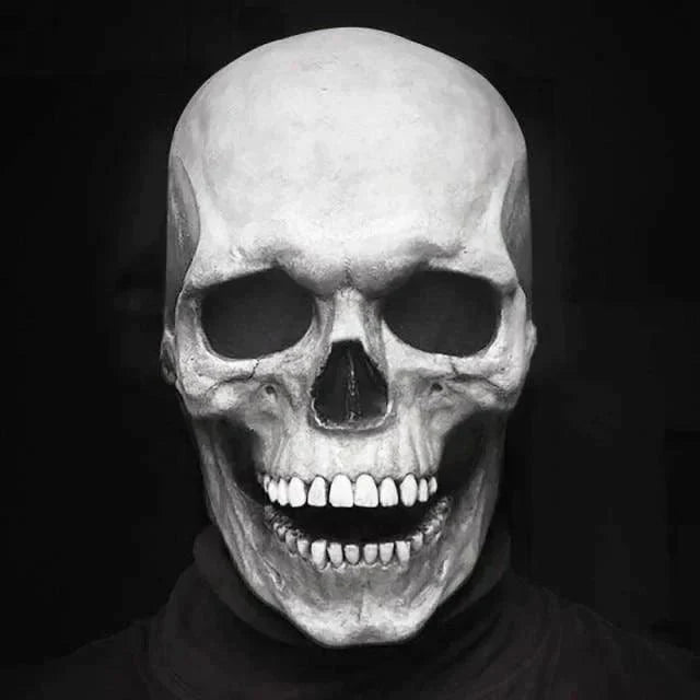 SkullMask - Realistic Halloween Mask with Movable Jaw
