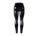 High Waisted Leather Look Leggings  Sculpting Athletic Design - Product example