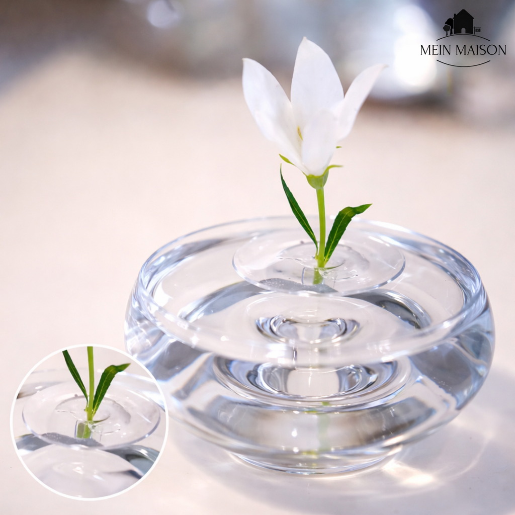 Portafiori fluttuante: mantiene i fiori perfettamente diritti all’istante