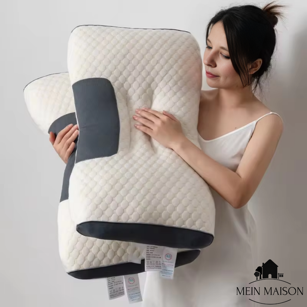 Ortopedický polštář na krk | Ergonomický tvar | Paměťová pěna | Prodyšný