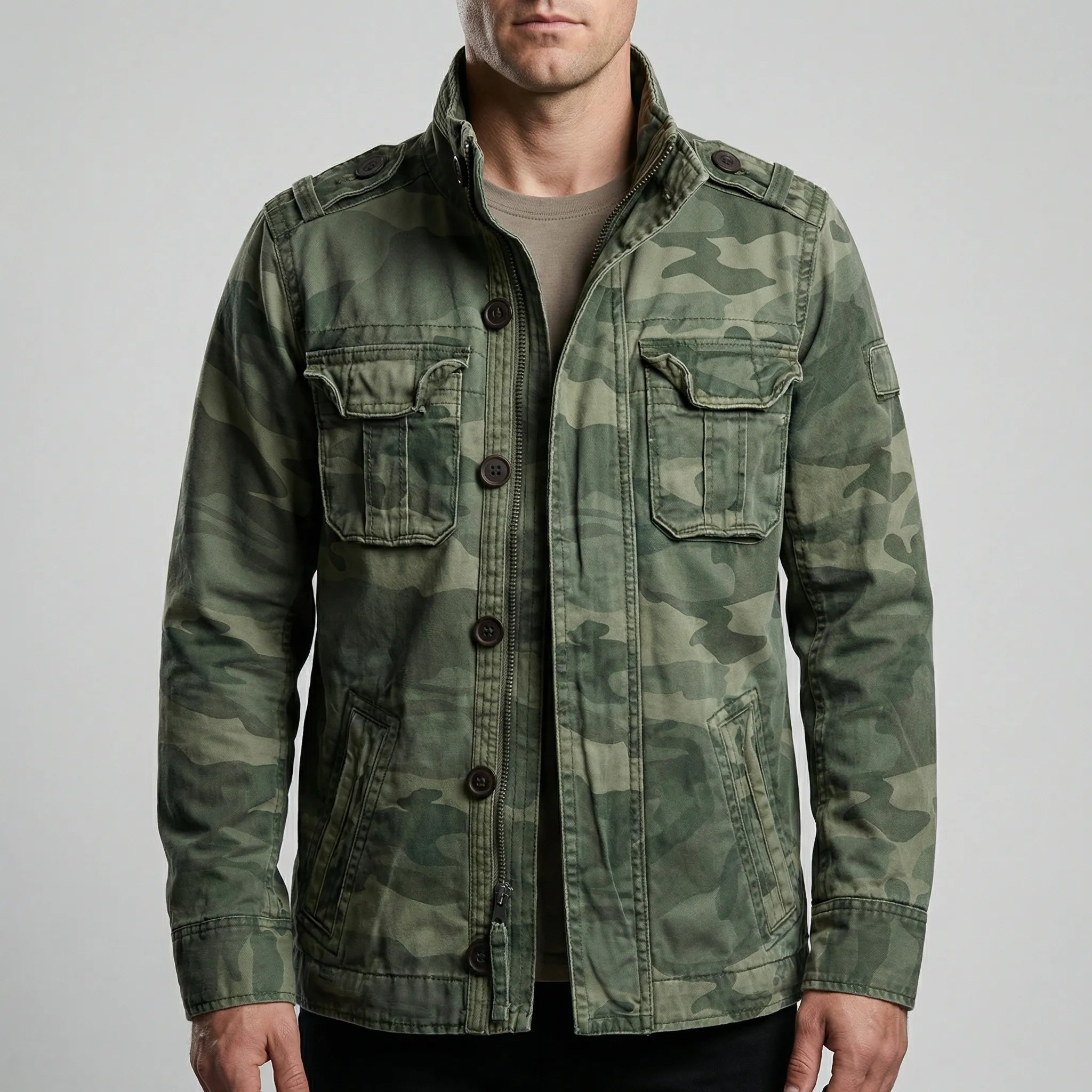 Giacca Militare Mimetica