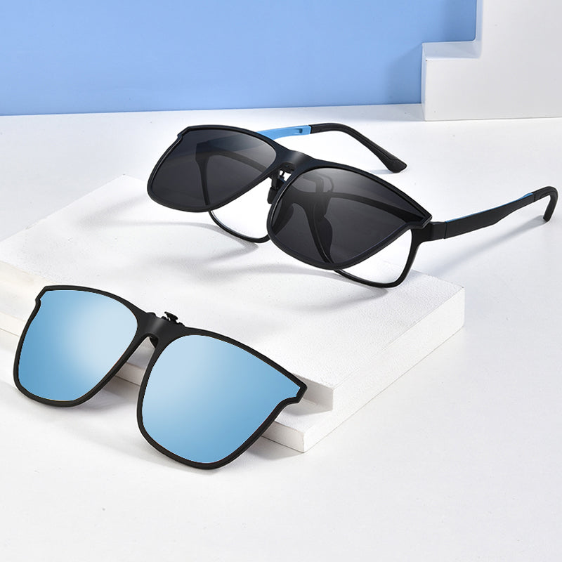 Nuovi occhiali da sole polarizzati con clip-on
