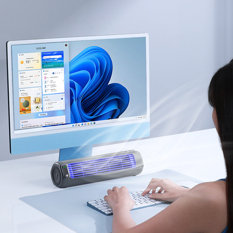 Mobile Air Conditioner | 3-in-1 Fan & Wall Mount | 12h Battery | Compact & Wireless