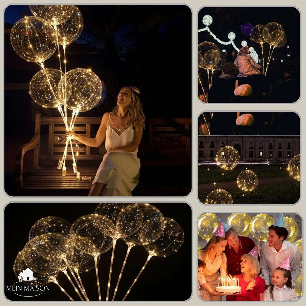 Warm Reusable LED Balloon Lights - Illuminate Every Party
