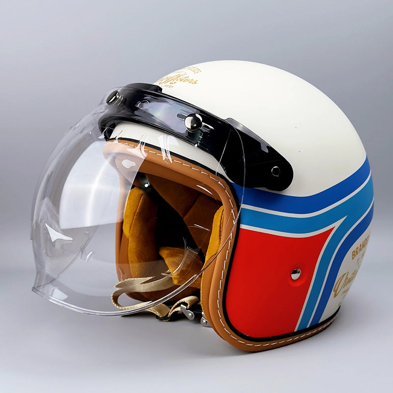Kask motocyklowy Timeless - zatwierdzony przez DOT i ECE