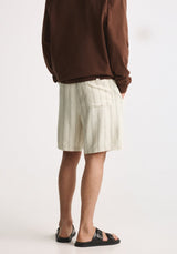 Cedar Leafs | Linen shorts