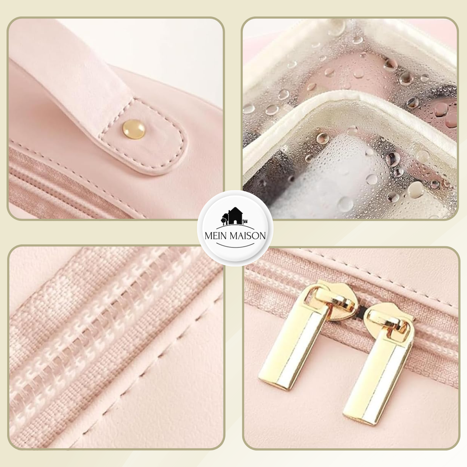 Multi-Compartment Cosmetic Bag - Stay Organized Anywhere
