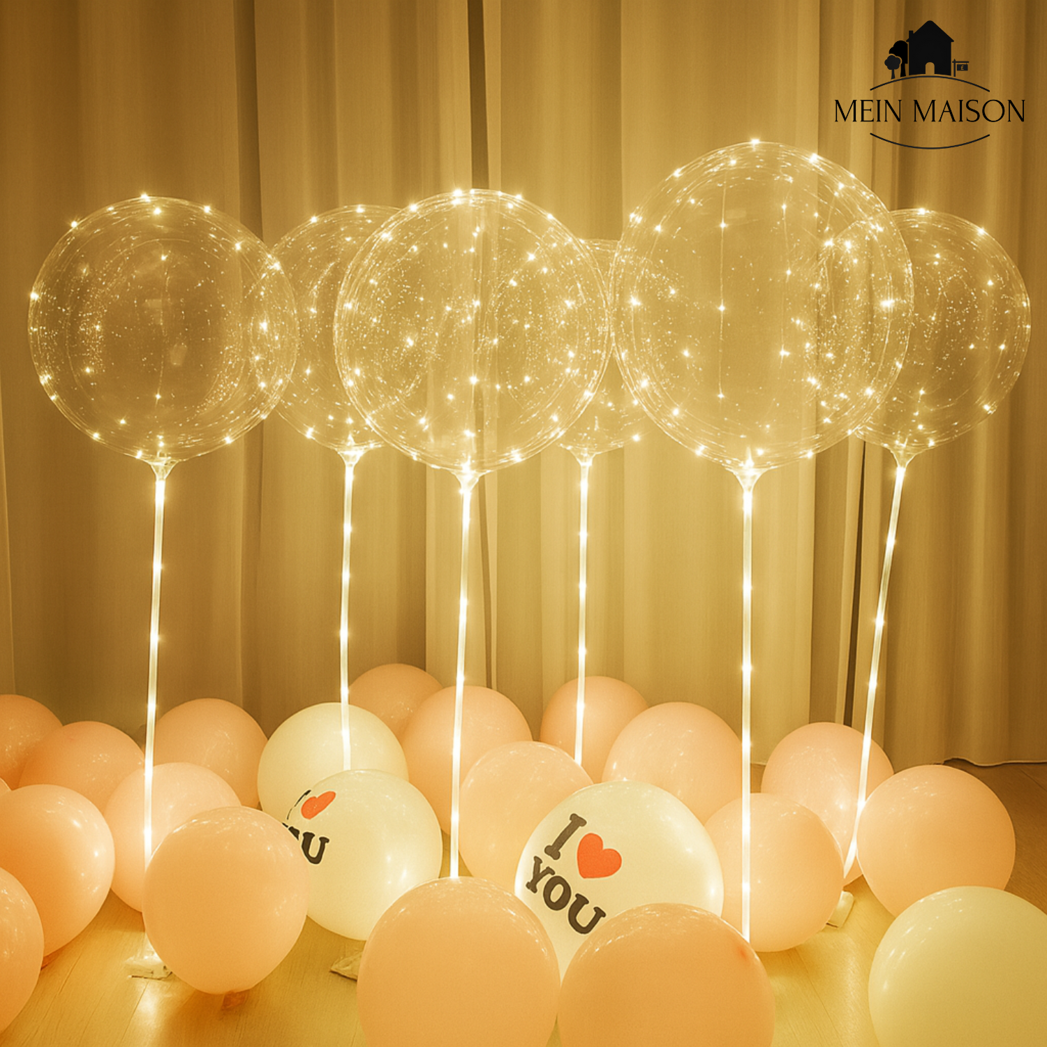 Warm Reusable LED Balloon Lights - Illuminate Every Party