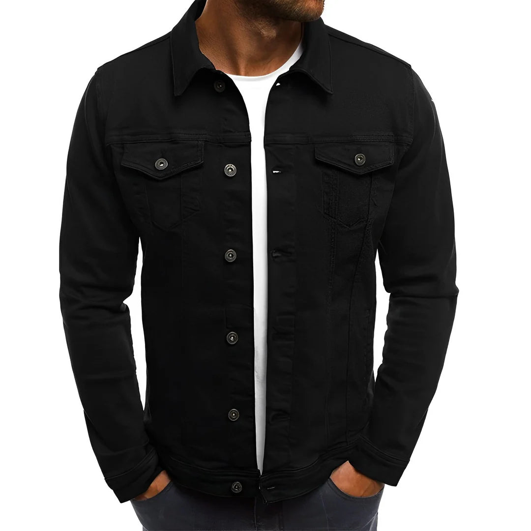 Giacca estiva da uomo in denim – Stile leggero per giornate calde