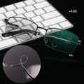 Titanium Progressive Dual-Use Reading Glasses for Distance and Near Vision