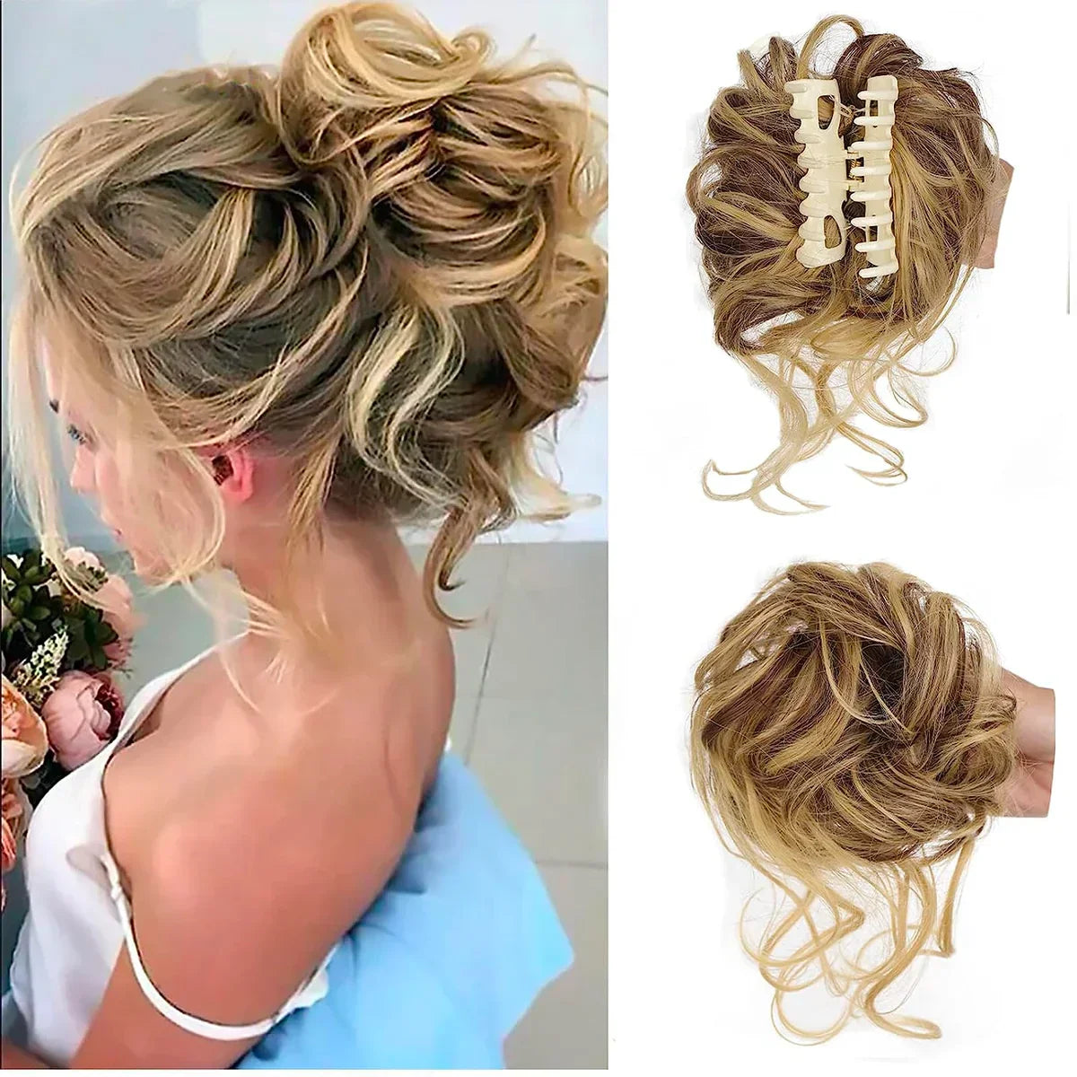 Instant Curly Bun Hair Clip