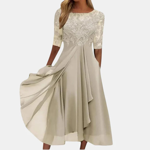 Elegancka sukienka koronkowa dla kobiet
