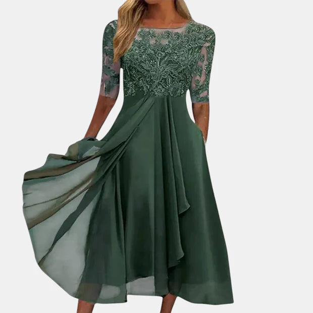 Elegancka sukienka koronkowa dla kobiet