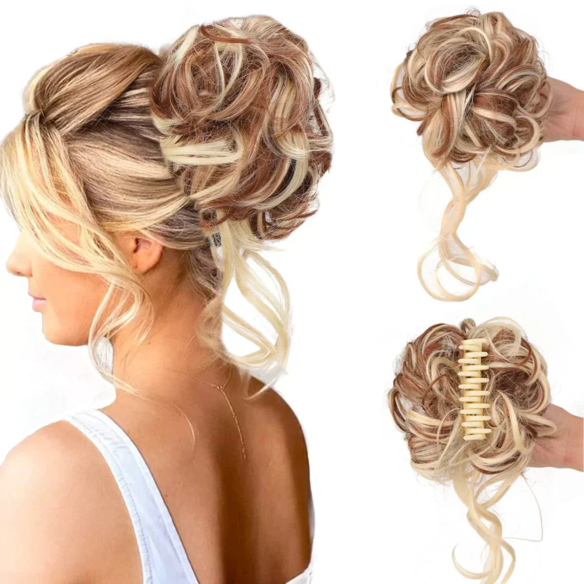 Instant Curly Bun Hair Clip
