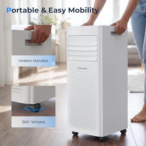 9000 BTU Portable Air Conditioner 3-in-1 Cooling Unit
