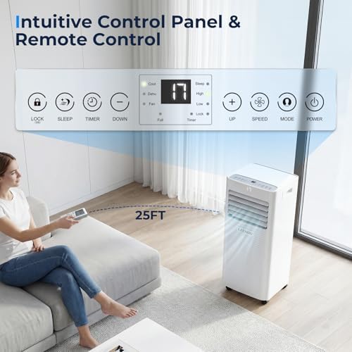 9000 BTU Portable Air Conditioner 3-in-1 Cooling Unit