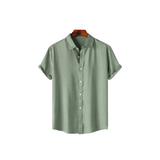Cedar Leafs | Linen Shirt